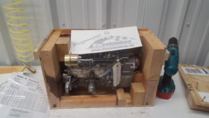 William McBride made this special box and gave it to us for injection pumps to be sent to Dieselmeken for upgrades and tuning.