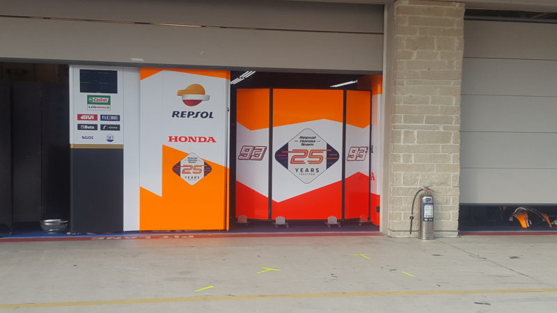 COTA MotoGP Pit Lane, Honda Garage