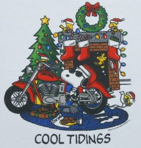 Snoopy-Motorcycle-Christmas-Tree