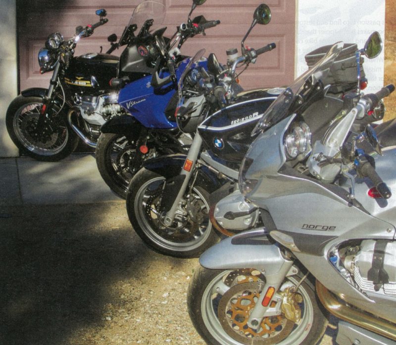 Author's Stable of Motorcycles