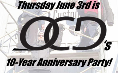 10-Year Anniversary Party – Thursday June 3rd