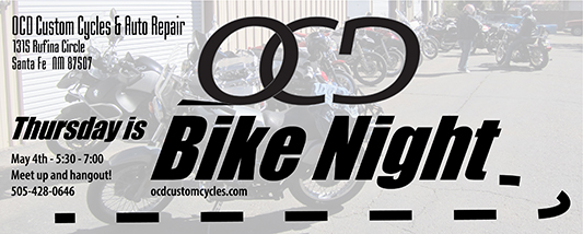 Bike Nite May 4th 2023 at OCD Custom Cycles & Auto Repair