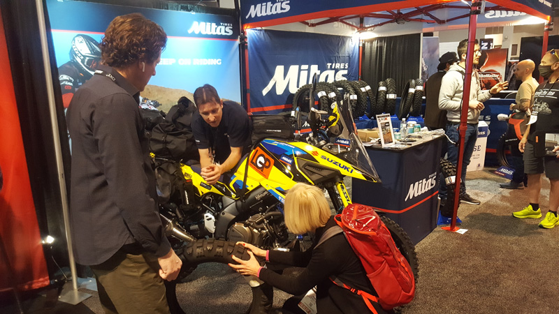 Mitas Tire Booth