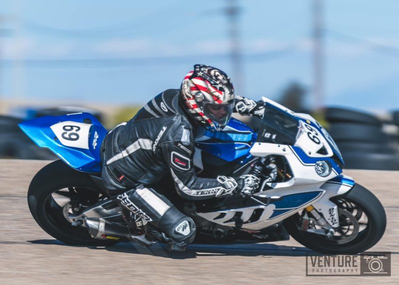 Ken Kilness on the Track with SMRI at Sandia Motor Speedway
