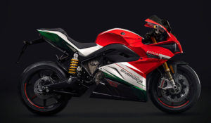 Red and white Energica Ego + RS 2022